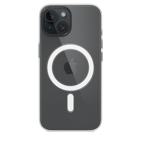Coque transparente avec MagSafe pour iPhone 15