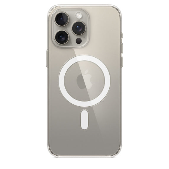 Coque transparente avec MagSafe pour iPhone 15 Pro Max