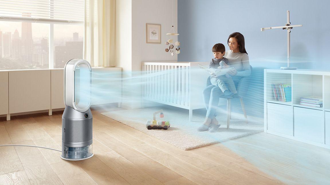 Purificateur Dyson Purifier Humidify+Cool™ Autoreact (Blanc/Argent) PH3A