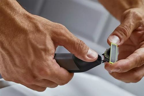 Tondeuse Philips OneBlade Pro Visage et Corps QP6651/61 5,4 W Chromé - Maitighar