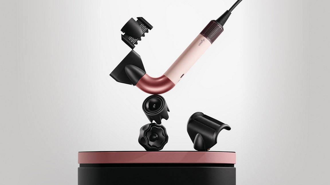 Sèche-cheveux Dyson Supersonic r™ - cheveux raides à ondulés (Rose Céramique)