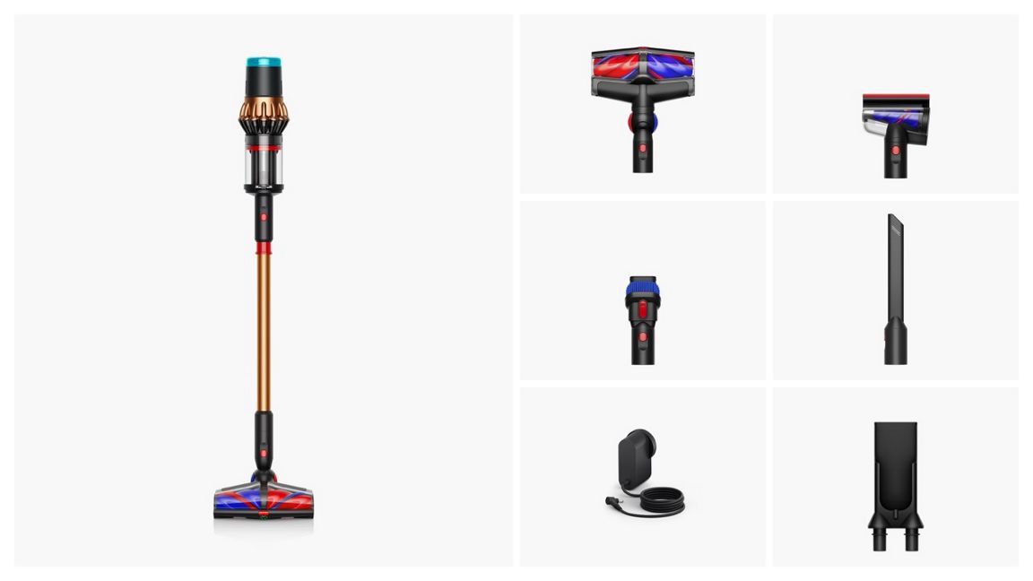 Aspirateur sans fil Dyson V16 Piston Animal + kit pour nettoyage minutieux