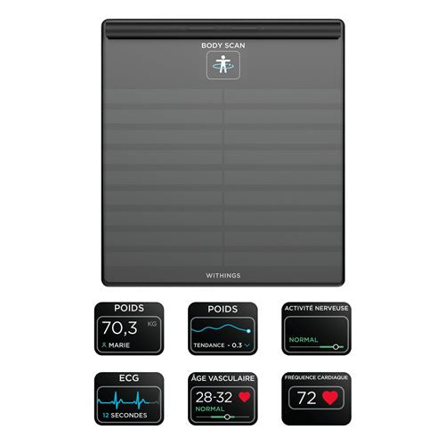 Withings BODY SCAN Noir - Maitighar