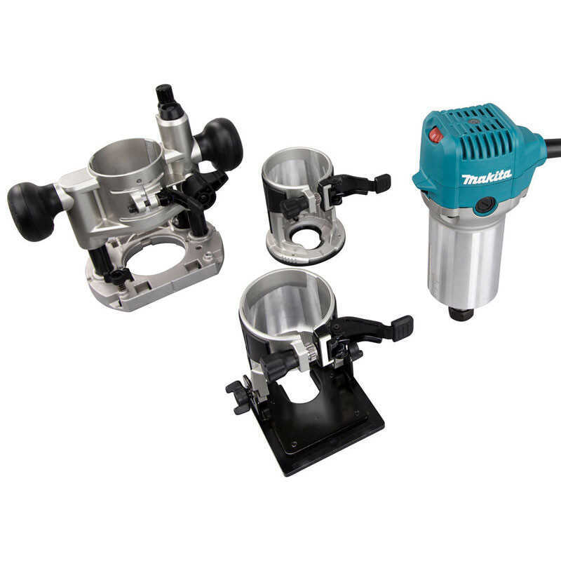 Affleureuse-défonceuse 710w Ø8 ou 6mm en Makpac - MAKITA RT0702CX2J