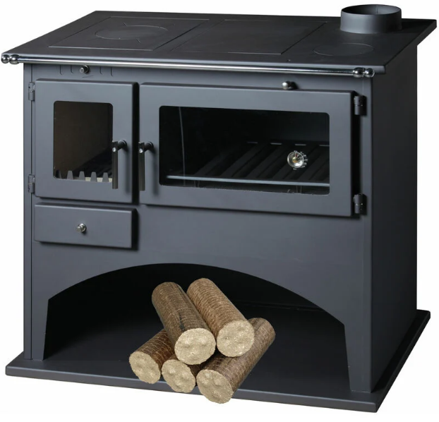 Cuisinière à bois VIKI 10,5kW - 12,5kW - Maitighar