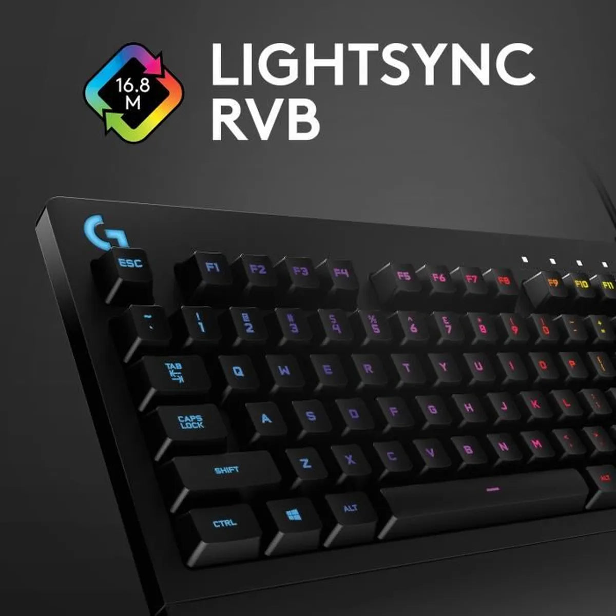 Clavier gaming filaire - Logitech - G213 Prodigy - USB - AZERTY - Noir - Maitighar