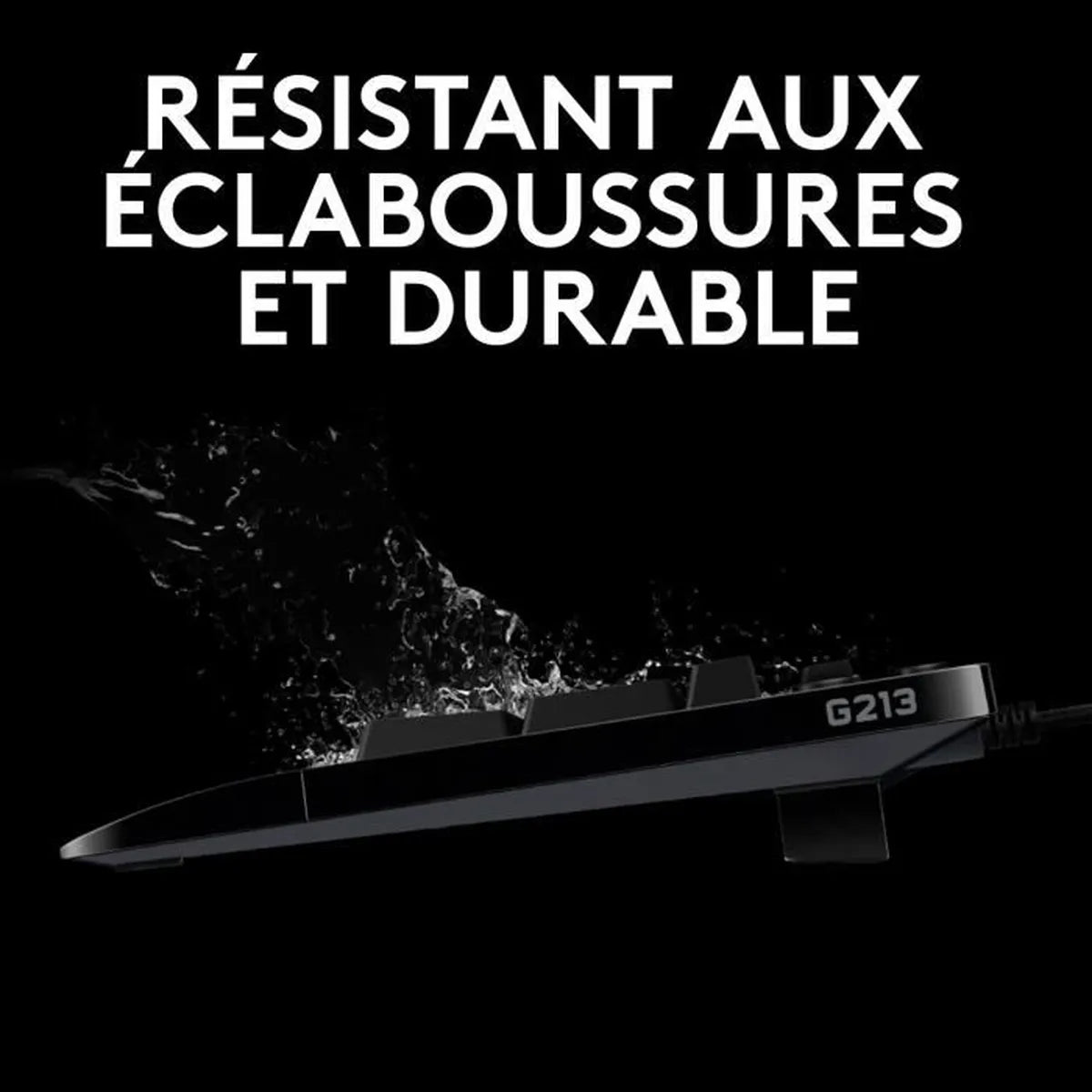 Clavier gaming filaire - Logitech - G213 Prodigy - USB - AZERTY - Noir - Maitighar