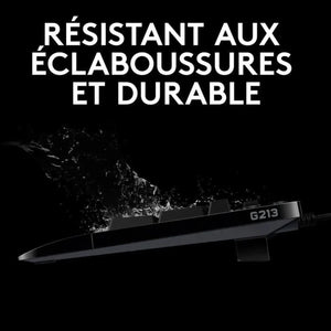 Clavier gaming filaire - Logitech - G213 Prodigy - USB - AZERTY - Noir - Maitighar