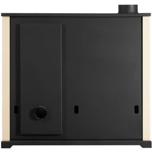 Cuisinière à bois Prometey Praktik Lux - 9.5 kW - Ivorie - Maitighar