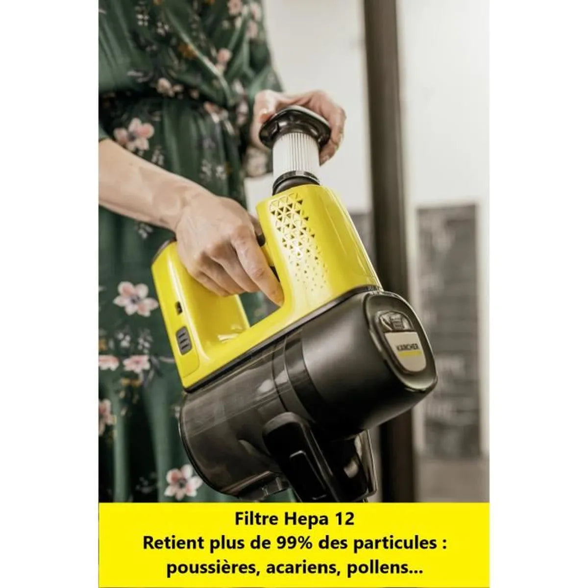 KARCHER VC6 Cordless ourFamily - Aspirateur Balai multifonction sans fil sans sac silencieux - Batterie amovible - Brosse motorisée - Maitighar