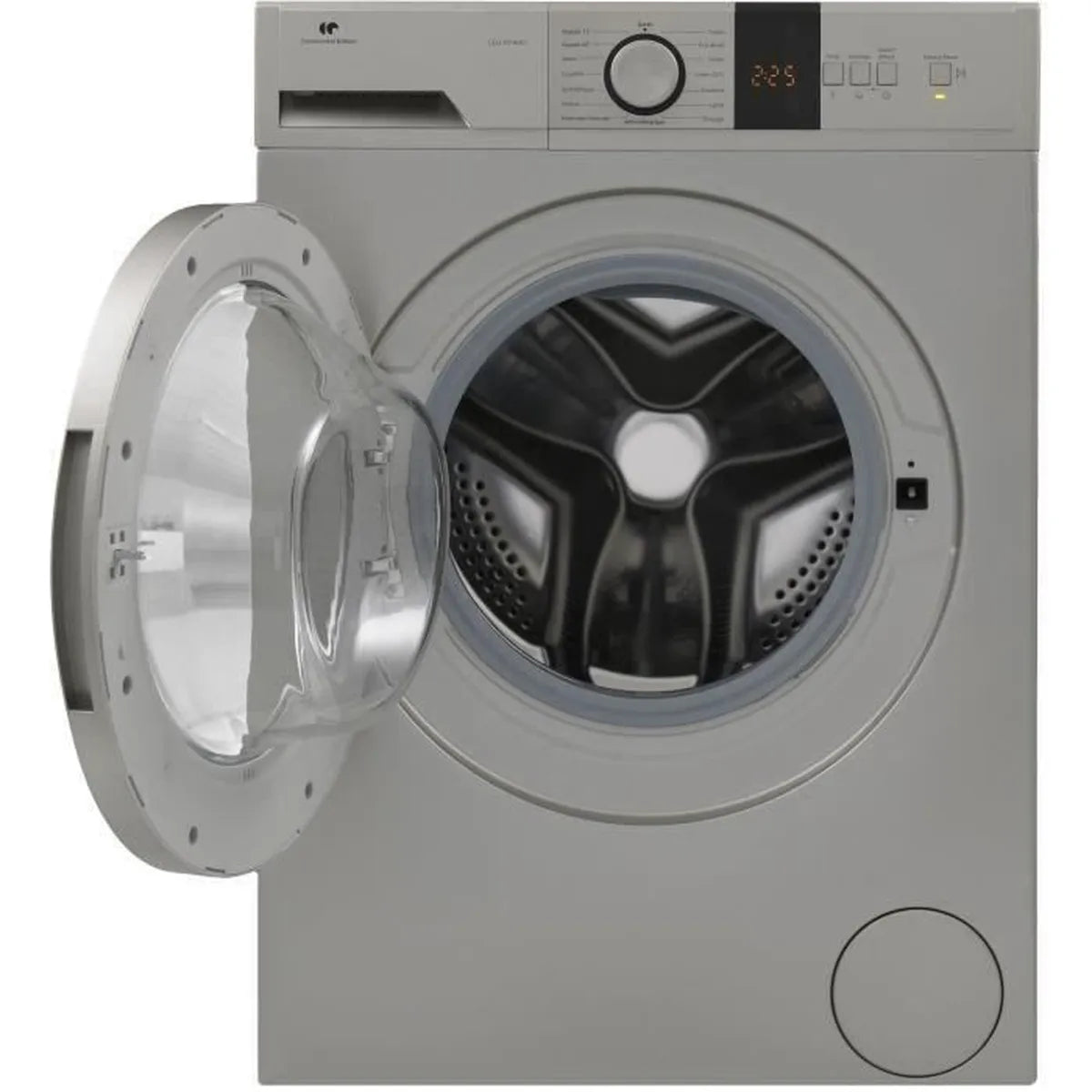 Lave-linge hublot CONTINENTAL EDISON CELL10140S1 - 10 kg – Moteur induction – L59,7 cm - 1400 trs/min - Silver - Maitighar
