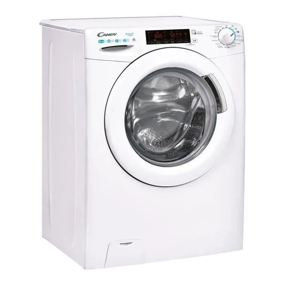 Lave-linge séchant CANDY CSWS4128TWME - 12 / 8 kg - Induction - 1400 trs/min - Vapeur - Connecté - Classe A - Blanc - Maitighar