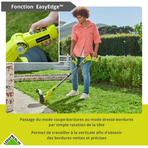 Coupe-bordures sans fil RYOBI One+ Rlt183225fpk, 18V, l.30 cm, 1 batterie 2,5Ah