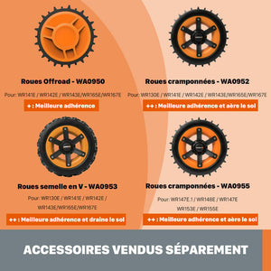Robot tondeuse connecté WORX LANDROID - Jusqu'à 700m² - WR142E