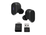 Charger l&#39;image dans la galerie, Logitech Zone True Wireless Earbuds avec ANC et USB
