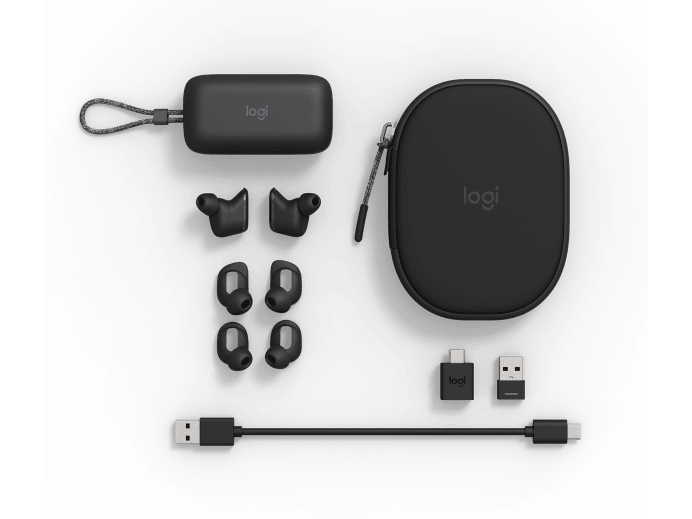 Logitech Zone True Wireless Earbuds avec ANC et USB